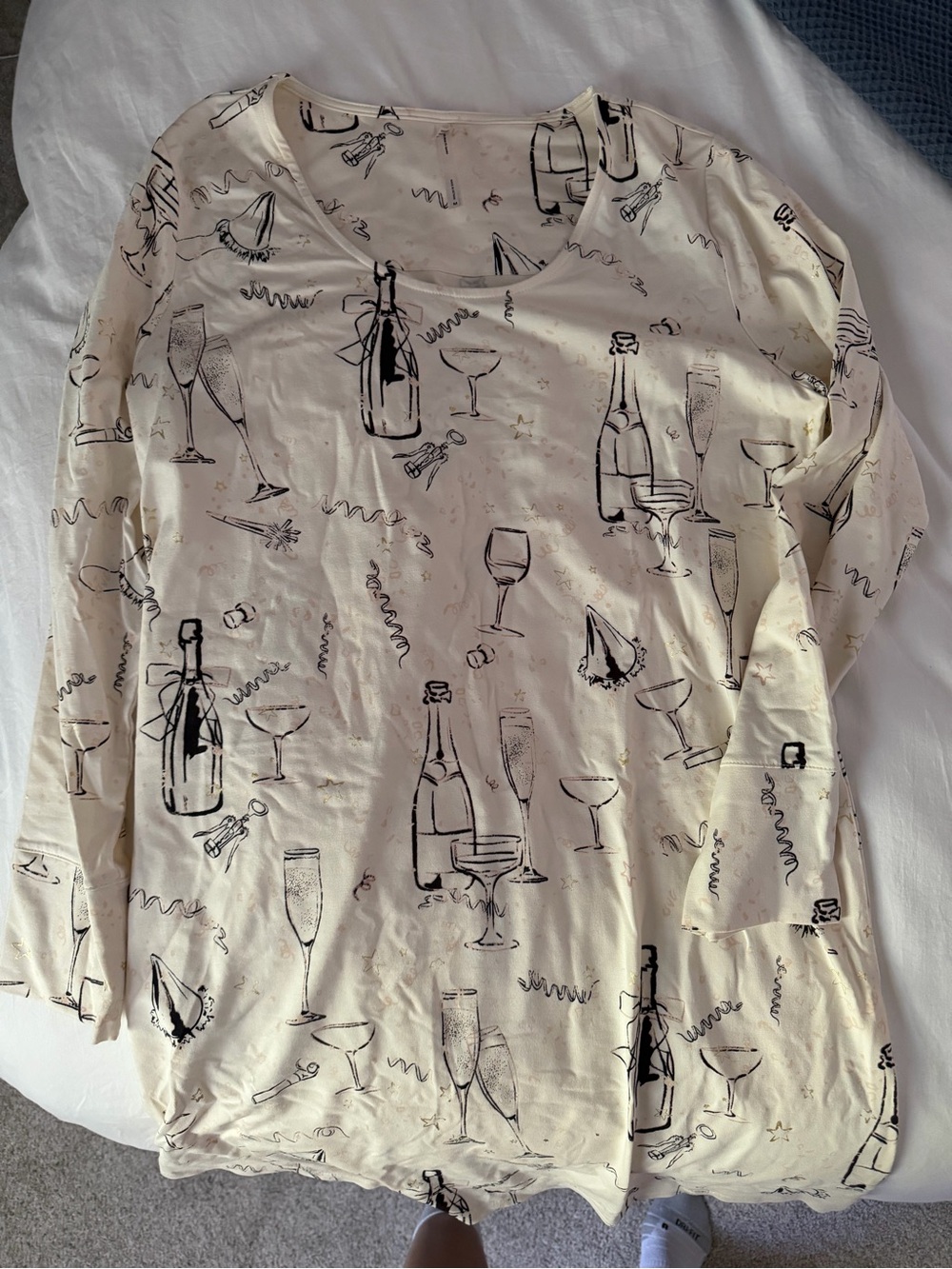 Soma Long-Sleeve Sleepshirt (never worn)